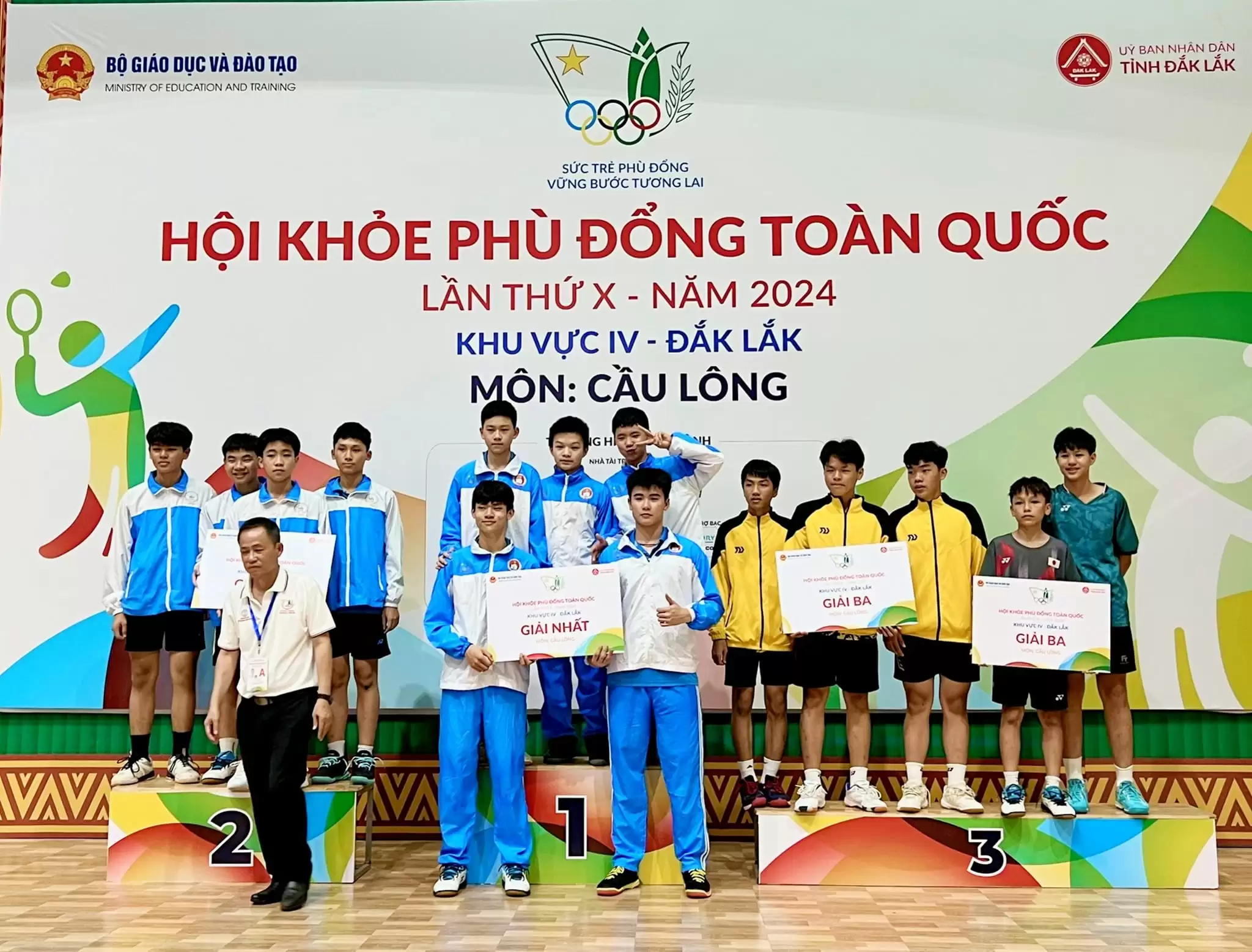 Học sinh Lê Duy Quang trường Hai Bà Trưng đạt giải Nhất Hội khỏe Phù Đổng Toàn quốc