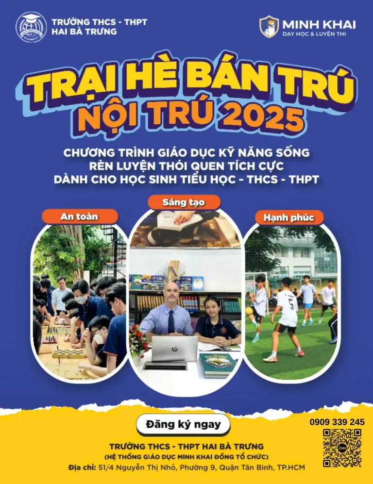 Trại hè bán trú – nội trú 2025